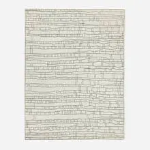 Moroccan style medium pile carpet by Contemporary, hand-knotted wool, sold Sep 2026