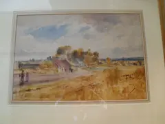 Farmscene by John Blair, sold Sep 2010