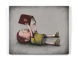 Soif by Dran, 2011, Mixed media on canvas; signed, sold Nov 2018