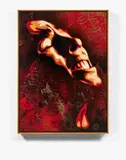 Bob Marley slave driver by Shepard Fairey, 2015, Technique mixte, pochoir, peinture aérosol, collage et sérigraphie sur toile, sold Nov 2018