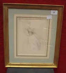 Jane Dowling at work by Peter Greenham, sold Sep 2010