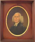 Portrait of Reverand James Sproat by American School, oil on canvas, sold Sep 2008