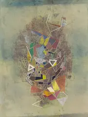 Schwebend by Hubert Berke, 1948, Gouache und Bleistift auf Bütten, sold Nov 2019
