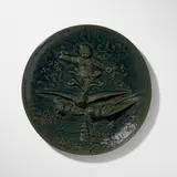 Plate by Hugh C. Robertson, c. 1885, glazed earthenware, sold Feb 2023