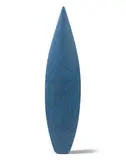 RA by Cyprien Chabert, 2018, Peinture or, encre de Chine, peinture acrylique bleue ciel, feutre jaune et vernis sur réplique de coque de Tara sur rép, sold Jun 2018