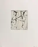 Rexroth #10 by Brice Marden, 1986, Eau-forte en noir, sold Nov 2018