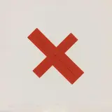 X within X by Robert Mangold, 1981, Sérigraphie en couleurs, sold Nov 2018