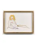First Rosemary drawing by Tom Wesselmann, 1990, Alkyd oil on laser-cut steel; signed, dated, titled and numbered, sold Nov 2018