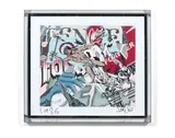 Tender Forever by Faile, 2008, Sérigraphie sur papier, sold Oct 2018
