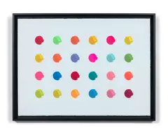 Death Dots by Ryca, 2014, Sérigraphie sur papier, sold Oct 2018
