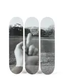 White House - 2017 (set de 3) by Ai Weiwei, Sérigraphie sur planches de skate, sold Oct 2018