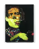 Sans titre by Judith Supine, 2008, Acrylique et collage sur toile, sold Oct 2018