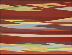 Stream of Consciousness by Odili Donald Odita, 2004, acrylic on canvas, sold Oct 2026