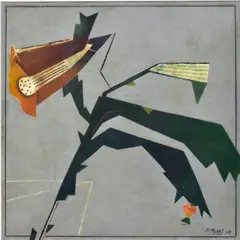 Untitled by Ganesh Haloi, 2006, gouache on paper, sold Oct 2026