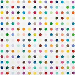 Potassium Chloride ACS Reagent by Damien Hirst, 2004, household gloss on canvas, sold Oct 2026
