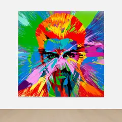 Beautiful, Beautiful George Michael Love Painting by Damien Hirst, 2017, household gloss on canvas, offered Oct 2026
