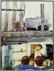 Quarters [Anagrams (A Pun)] by Robert Rauschenberg, 1997, inkjet dye transfer on polylaminate, in artist's frame, sold Oct 2026