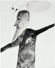 Black and White Figure (Paul Jenkins) by David Hockney, 1963, oil on canvas, offered Oct 2026