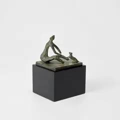 Woman and Dog by Henry Moore, 1978, bronze, sold Oct 2026