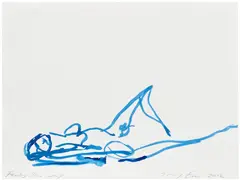 Feeling this way by Tracey Emin, 2012, gouache on paper, sold Oct 2026