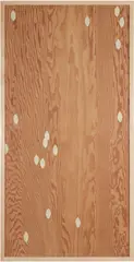 Parchment Knot: 2 by Sherrie Levine, 1985-2003, acrylic on plywood, in artist's frame, sold Oct 2026