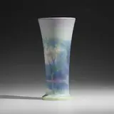 Scenic Vellum vase by Fred Rothenbusch, 1923, glazed earthenware, sold Oct 2022