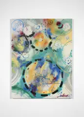 Sans titre by Futura 2000, 1985, Peinture aérosol et acrylique sur toile, sold Apr 2017