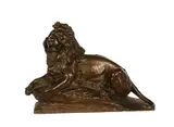 bronze model of a lion by Otto Jarl, bronze, offered Sep 2009