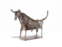 Kleiner Stier-Torso by Lothar Fischer, 1989, Bronze mit schwarzbrauner Patina, sold Nov 2025