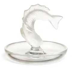 Frosted Crystal Fish Pin Dish 1970, 1 PC by Lalique, 1970, sold Oct 2026