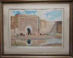 La by Maurice Romberg, 1920, Aquatinte, sold Apr 2021