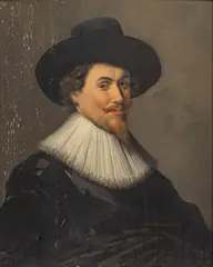 Portrait of a Man in Black by Frans Hals, Oil on Beveled Wood Panel, sold Oct 2026