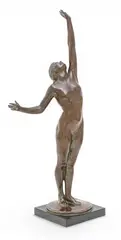 The Star by Harriet Whitney Frishmuth, Original Gorham Foundry Bronze Sculpture, sold Oct 2026