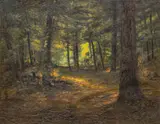 Forest Landscape by Henry Ward Ranger, Oil on Canvas, sold Oct 2026