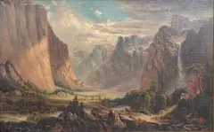 Yosemite Valley by Mary Park Seavey Benton, circa 1885-1910, Oil on Canvas, sold Oct 2026