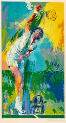 Sun Serve by LeRoy Neiman, circa 1976, Serigraph on Paper, sold Oct 2026