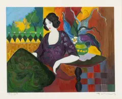 Memorable Moments by Itzchak Tarkay, Serigraph in Color on Wove Paper, offered Oct 2026
