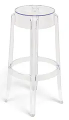 Clear by Philippe Starck, Acrylic "Charles Ghost" Stool, sold Oct 2026