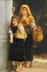 Little Beggars by William-Adolphe Bouguereau, Oil on Canvas, sold Oct 2026