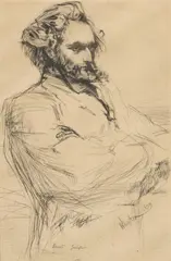 C.L. Drouet, Sculptor by James Abbott McNeill Whistler, circa 1859, Drypoint Etching on Paper, sold Oct 2026