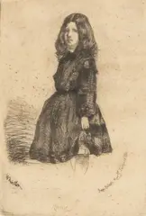 Annie by James Abbott McNeill Whistler, Etching on Wove Paper, sold Oct 2026
