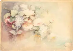 Spring Roses by Mary Chase Perry, 1890-1905, Watercolor on Illustration Board, sold Oct 2026