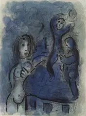 Verve: One Plate by Marc Chagall, Lithograph in Colors on Paper, sold Oct 2026