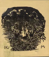 Mabuse by Leonard Baskin, Woodcut on Wove Paper, sold Oct 2026