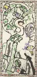 Réponse muette by Pierre Alechinsky, 1988, Eau-forte et aquatinte en couleurs sur papier de Chine, sold Dec 2017