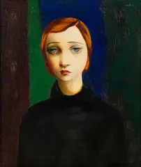 Portret kobiety by Moïse Kisling, 1928, olej, płótno, sold Jun 2026