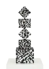 Obiekt przestrzenny by Ryszard Winiarski, 1972, akryl, sklejka, sold Sep 2026