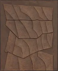 Warstwy Nr 1 by Roman Owidzki, 1968, technika mieszana, płyta, sold Oct 2026
