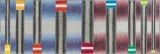 Poliformy CXVI (Kompozycja wielokierunkowa) by Zofia Artymowska, 1986, akryl, płótno, sold Oct 2026