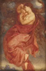 NIGHT, 1881 by Henry John Stock, watercolour, sold Oct 2026